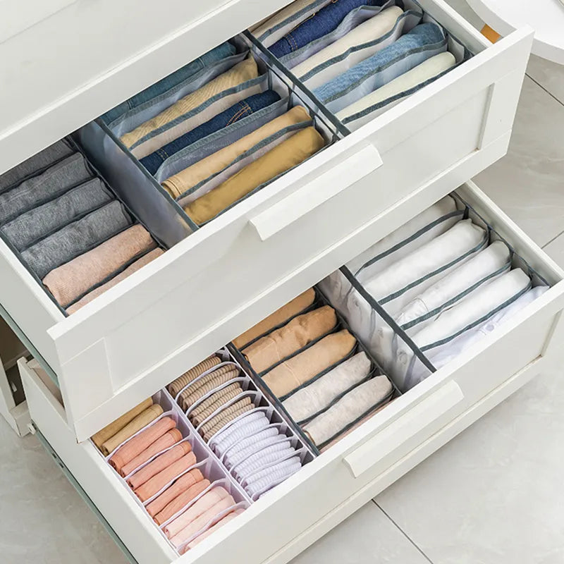 Clean and hygienic jeans compartment storage box