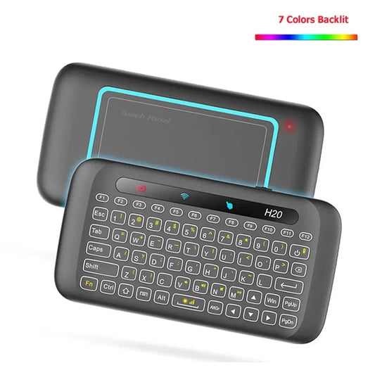 H20 Mini Wireless Keyboard Backlight Touchpad Air Mouse Finest