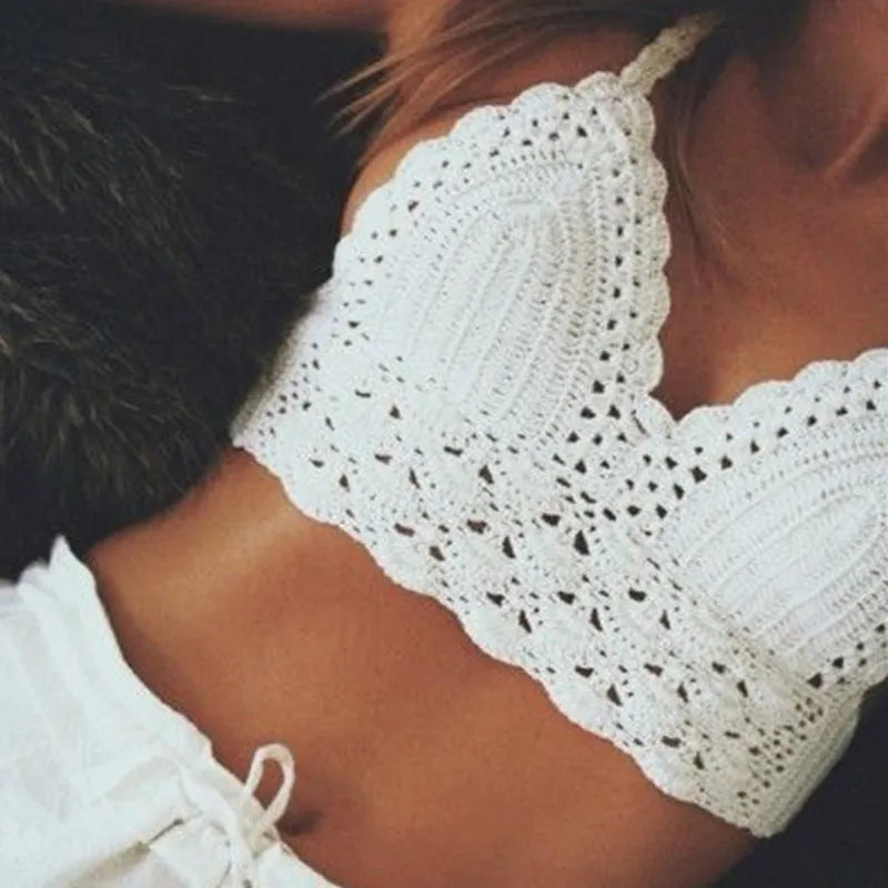 Boho Crochet Bikini Comfort Top