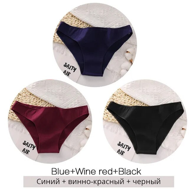 Female low raise comfortable knickers Style 2 SET 1 3pcs