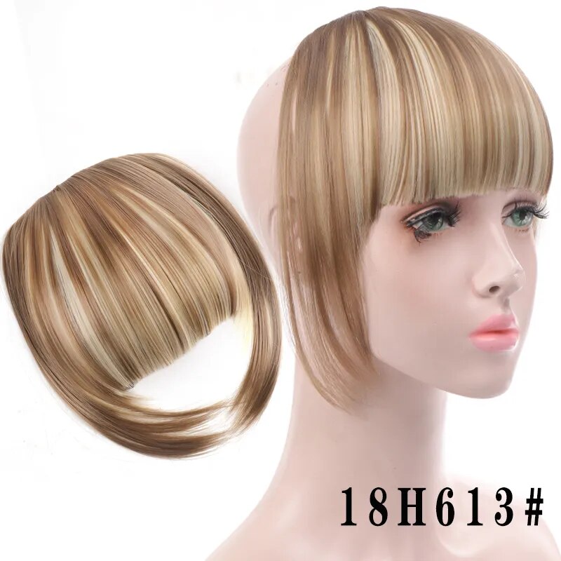 Women's Hair Short Straight Blunt Bangs