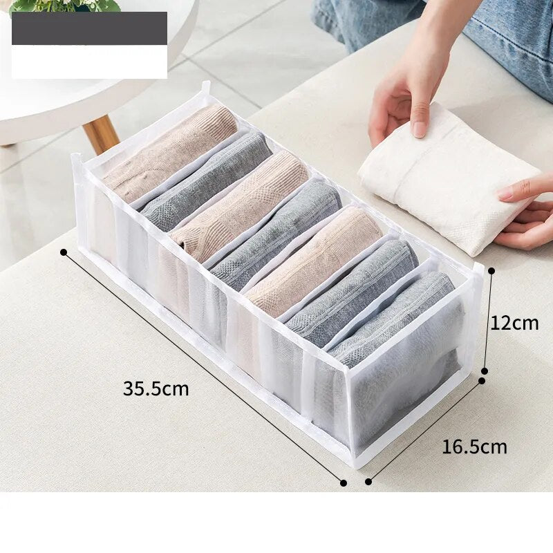 Clean and hygienic jeans compartment storage box Leggings storage 1