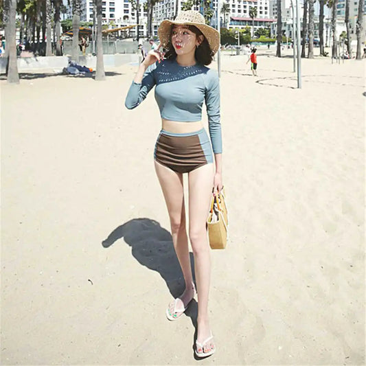 New  High Quality High Waist Swimwear