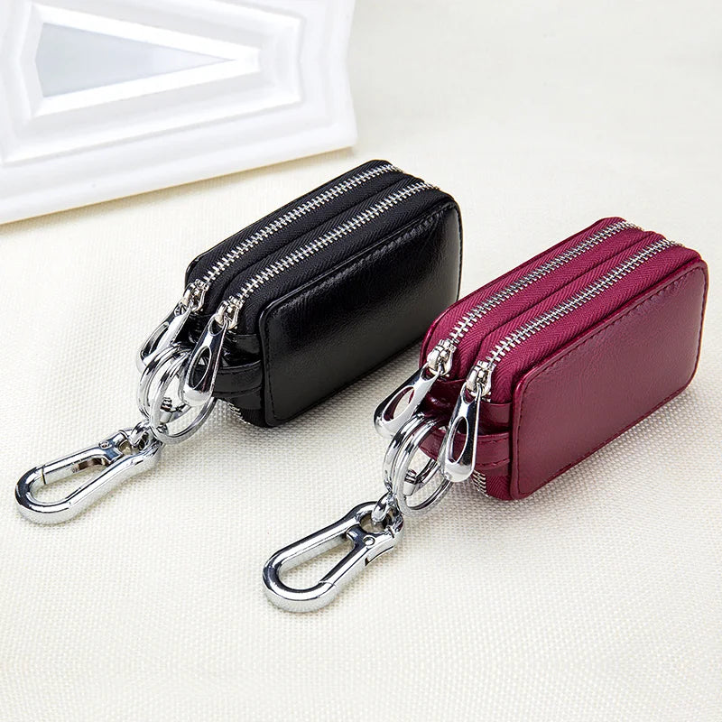 Genuine Cow Leather Car Keys Bag