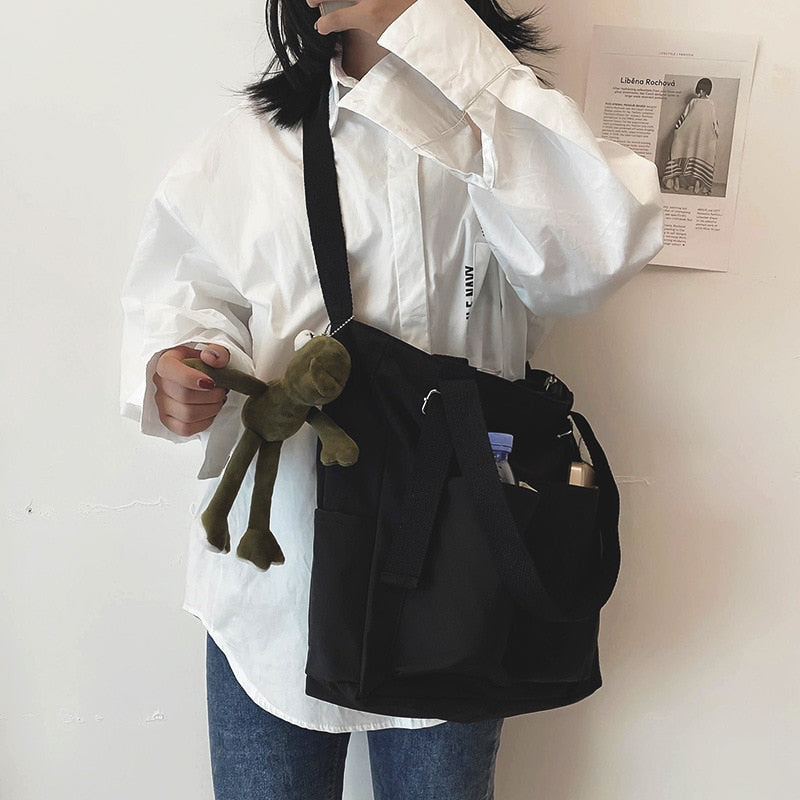 Women's Shopper Simple Fashion Zipper Handbags
