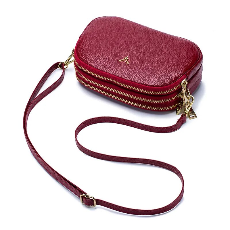 Woman Shoulderbag Shell Bag red