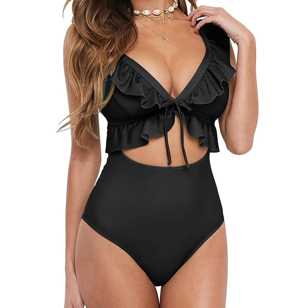 Ruffles One Piece Swimsuit