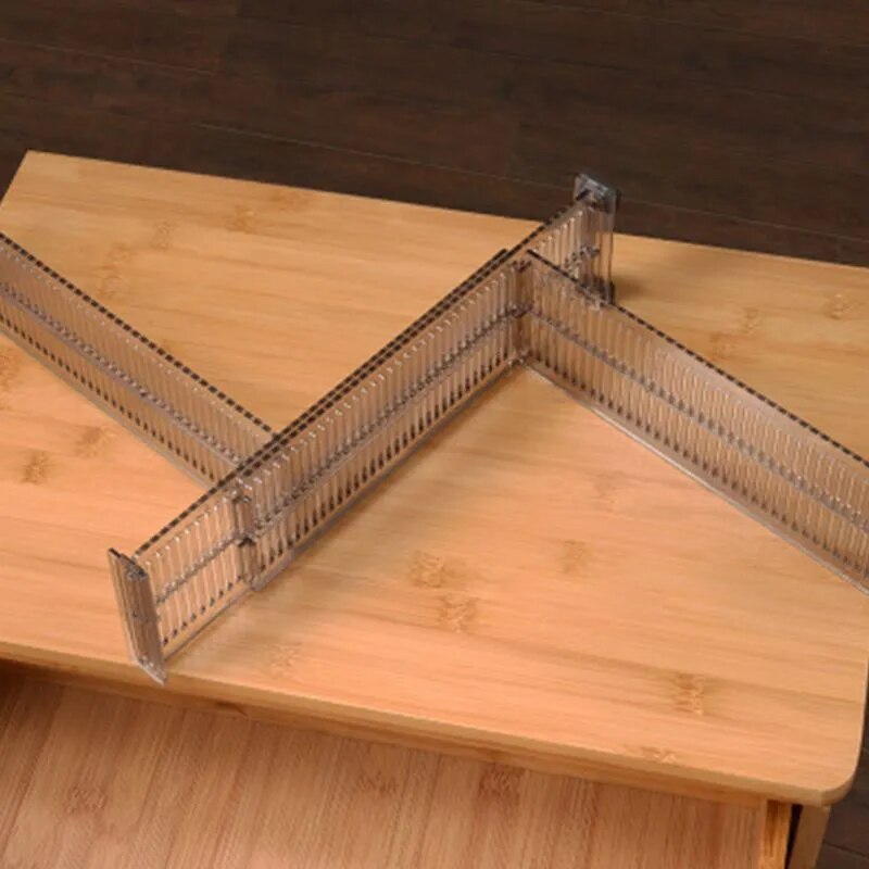 Adjustable Drawer Separator Divider Plastic DIY Closet