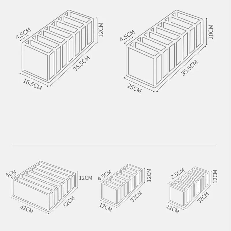 Clean and hygienic jeans compartment storage box