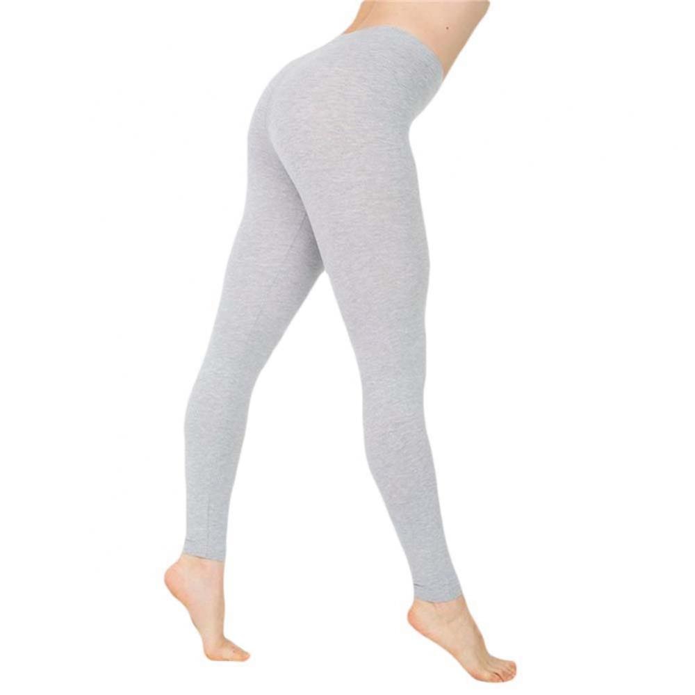 New Solid Color Elastic High Waist Slim Leggings