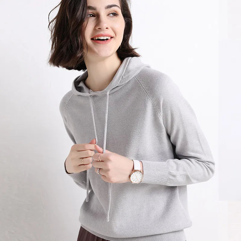 Women's Long-Sleeve Pullover elegant Sweatshirts