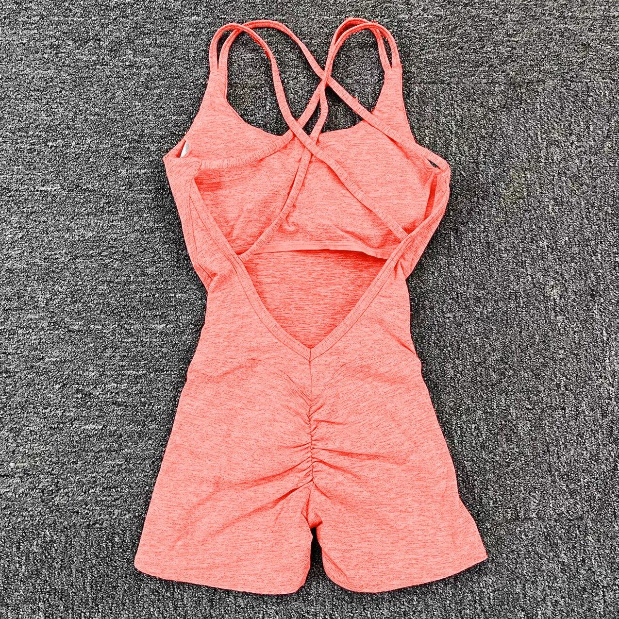 Women Lycra Fitness Gym One Piece Jumpsuit