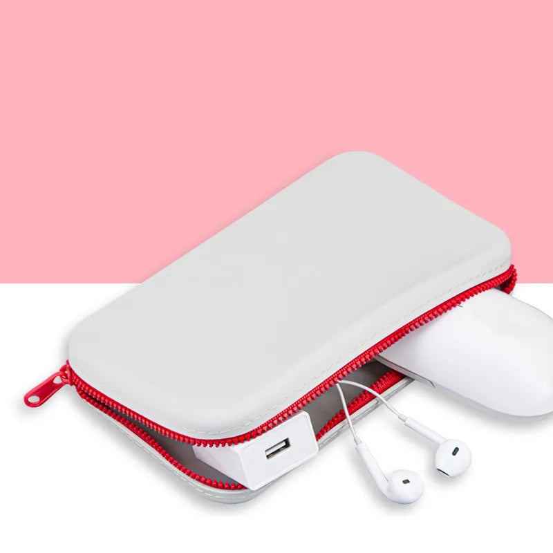 New Small Square Silicone Cosmetic Storage Bag