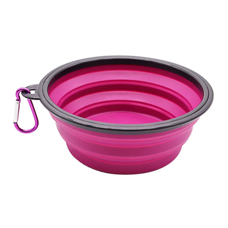 350ML/1000ML Foldable Silicone Pet Bowl