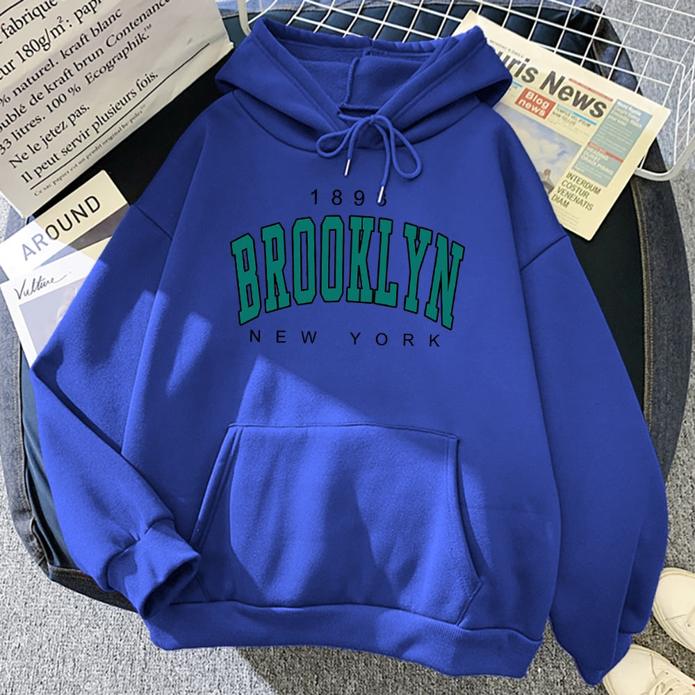 New York Printed Women Hoodies