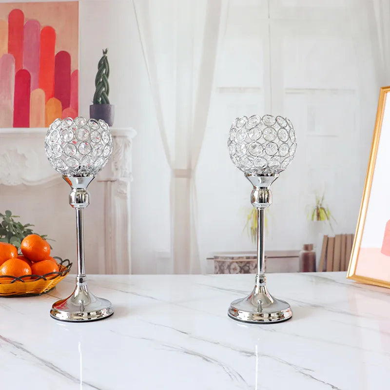 New Crystal Tealight Candle Holders