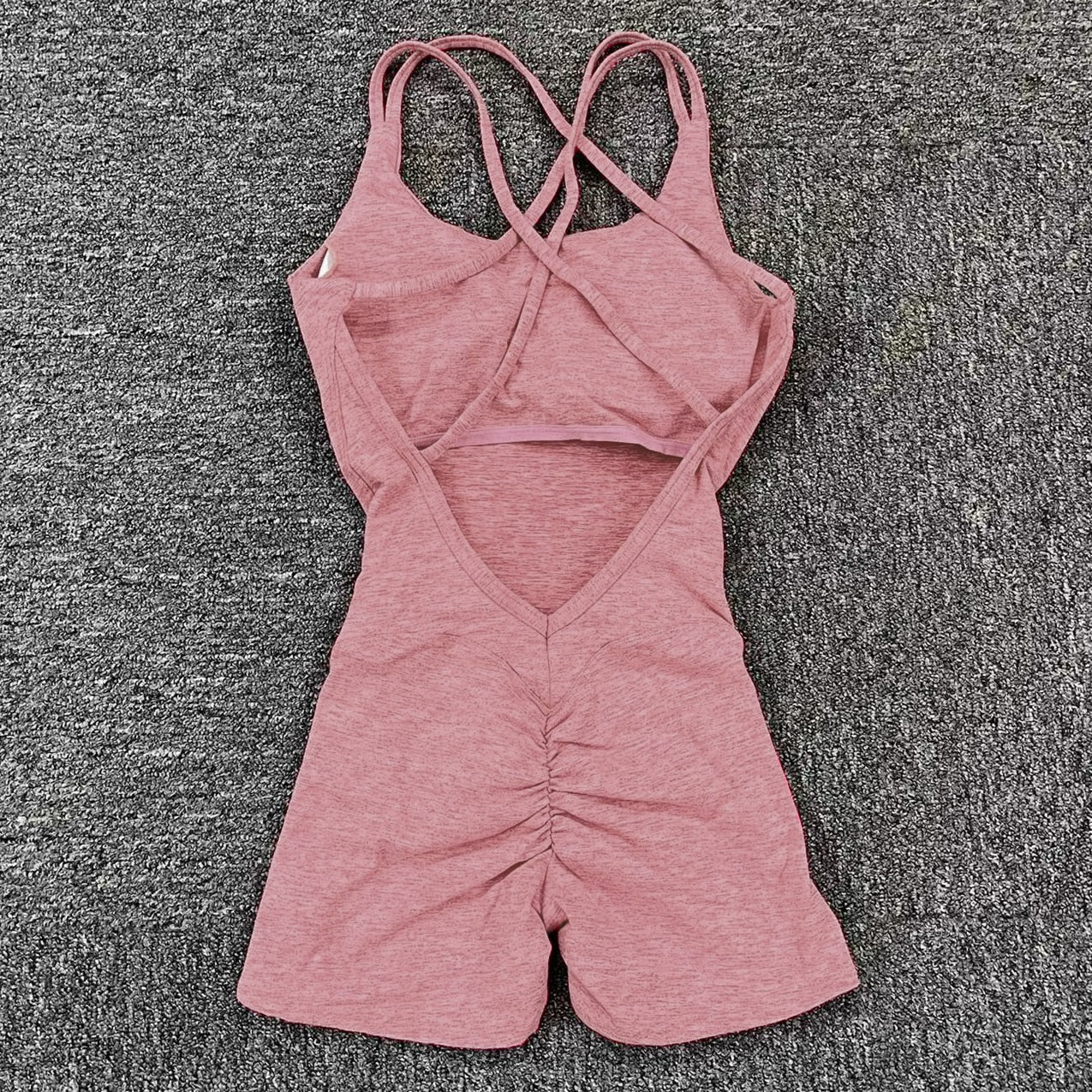 Women Lycra Fitness Gym One Piece Jumpsuit