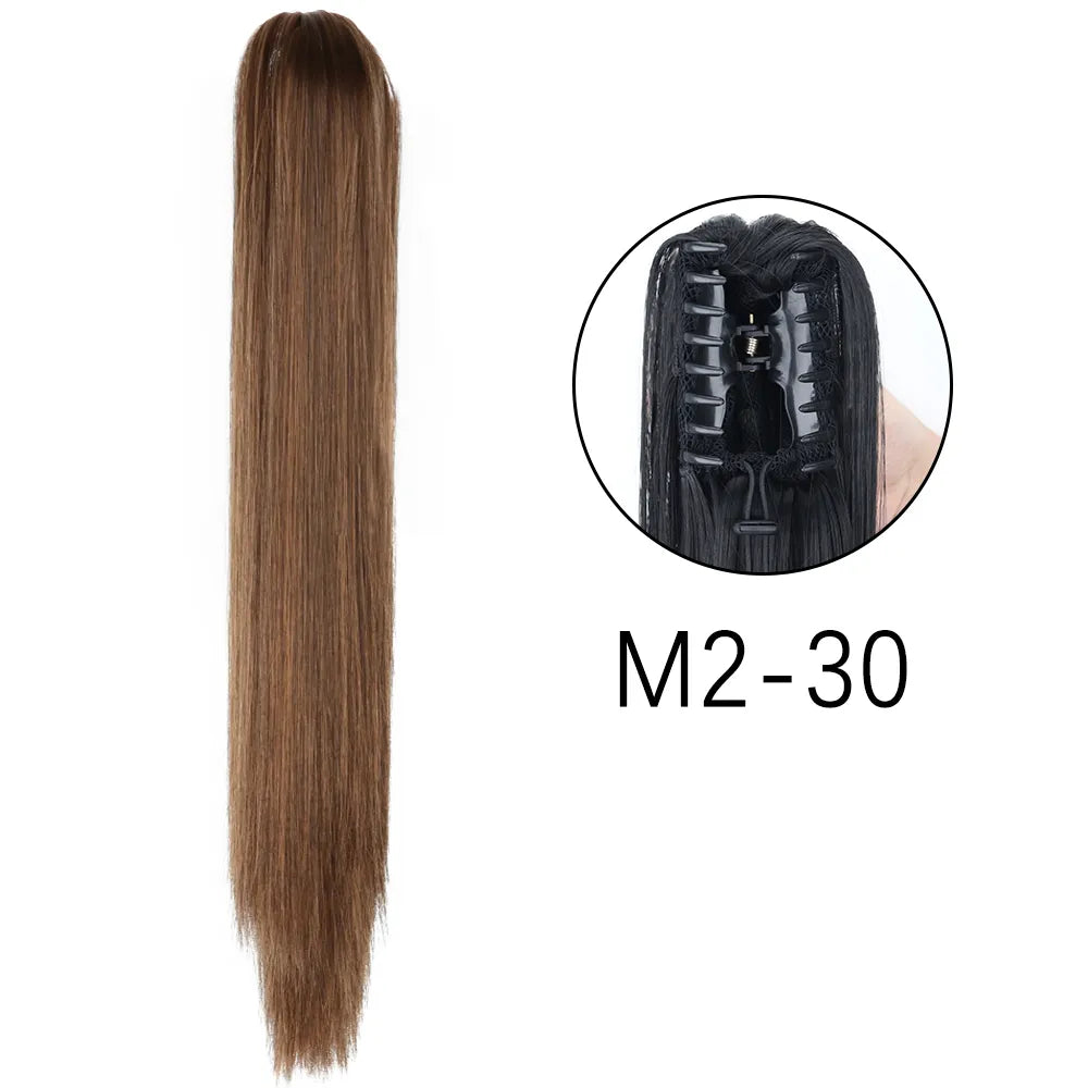 24Inch Heat Resistant Pony Tail Hair M2-30 24inches-60cm