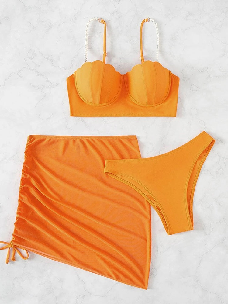 Sexy 3 Piece Bikinis Set