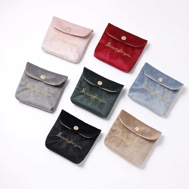 Women Cute Tampon Storage Bag Random color 1pcs