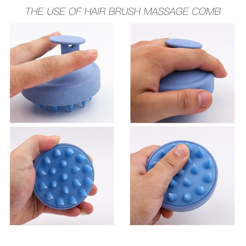 New Silicone Shampoo Brush