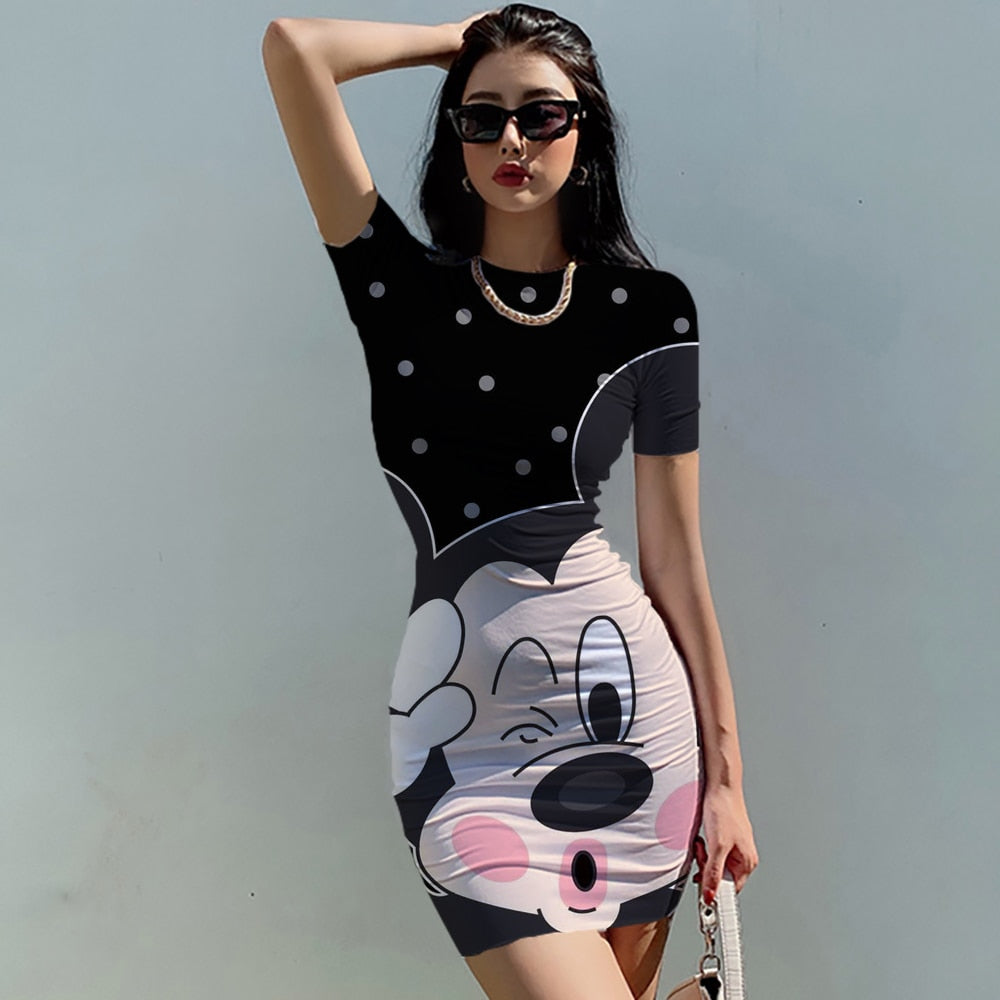 New Disney Mickey Mouse Woman Dresses