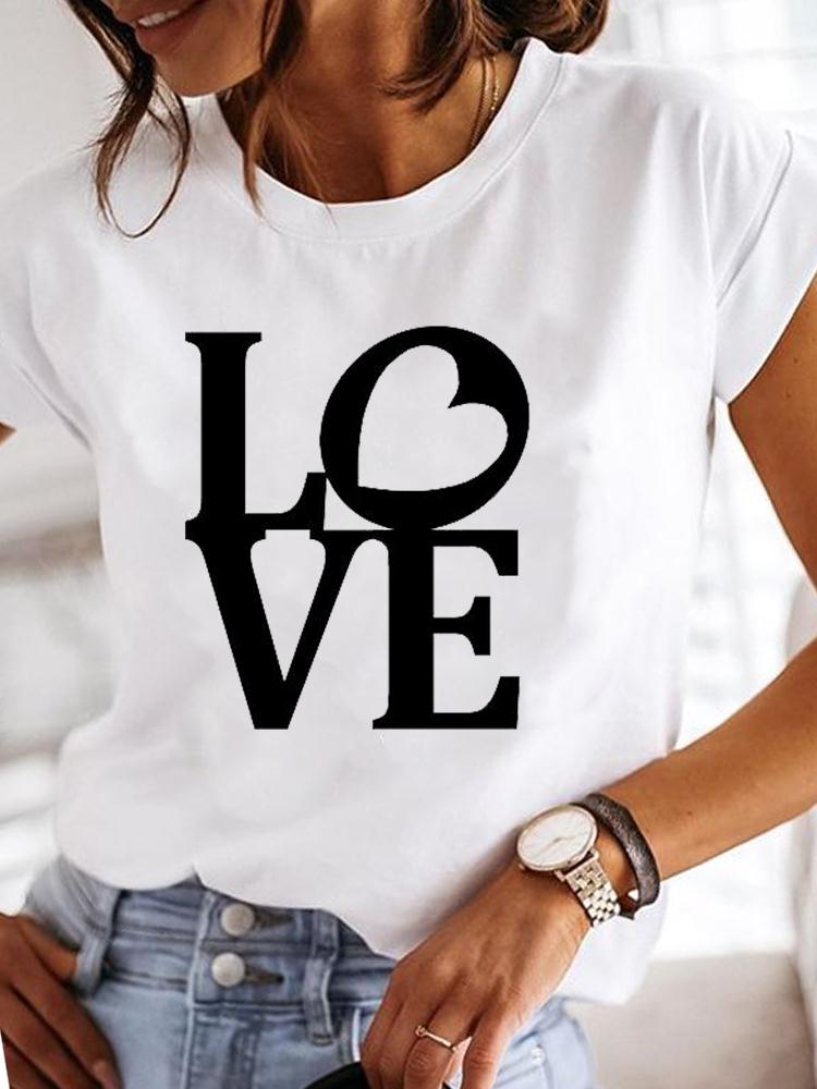 Ladies Summer Fashion Casual T-shirts