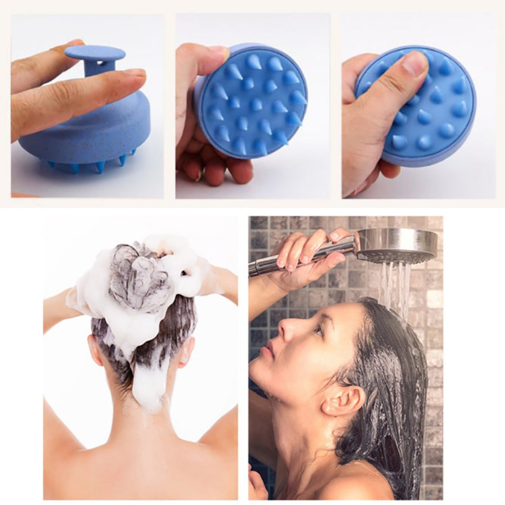 New Silicone Shampoo Brush