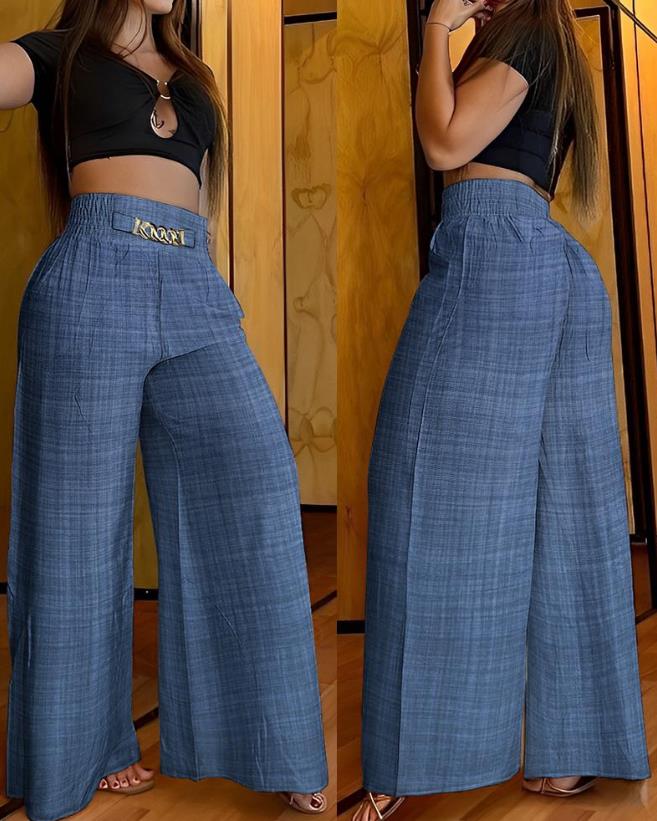 New Casual Women High Quality High Waist Pants