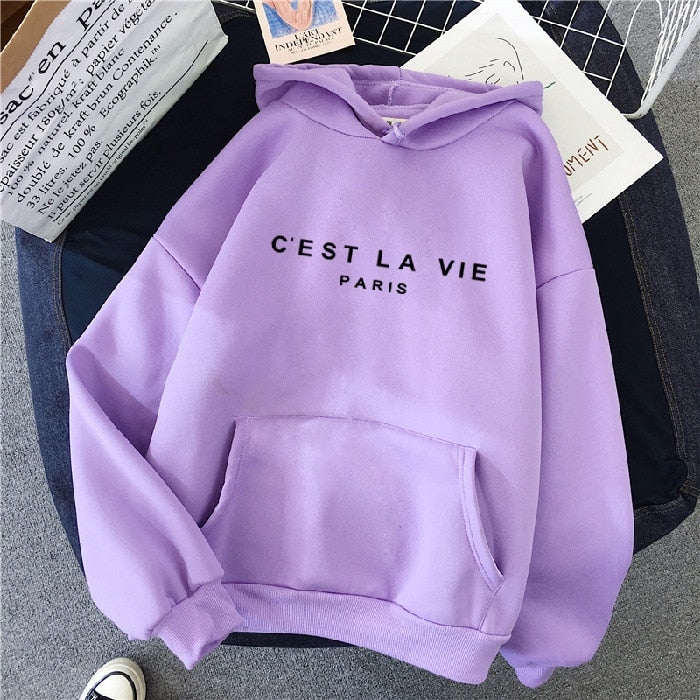 Letter print new hoodie