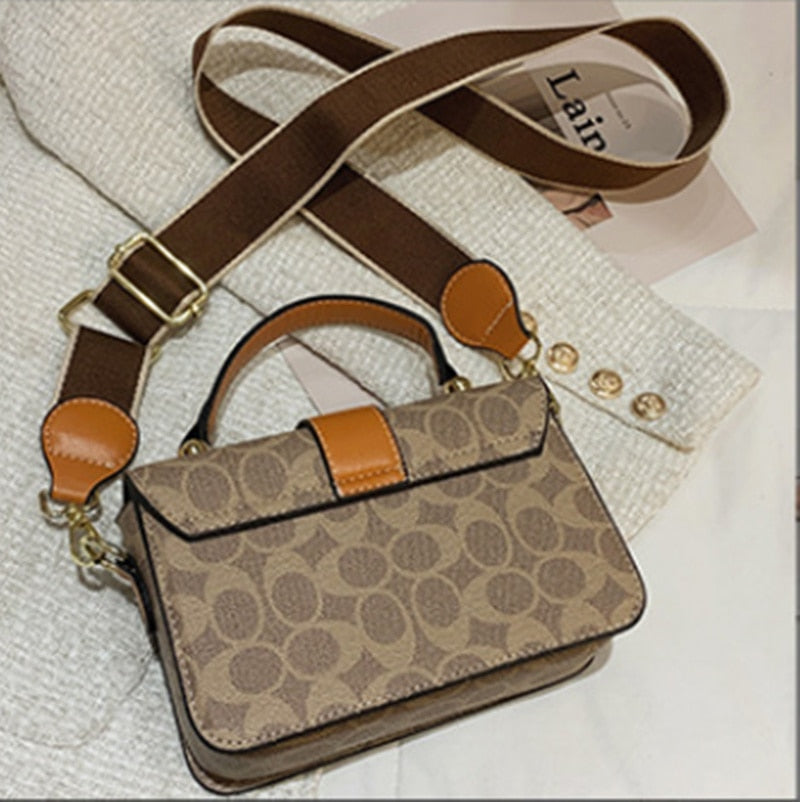 Fashion Print PU Small Handbag