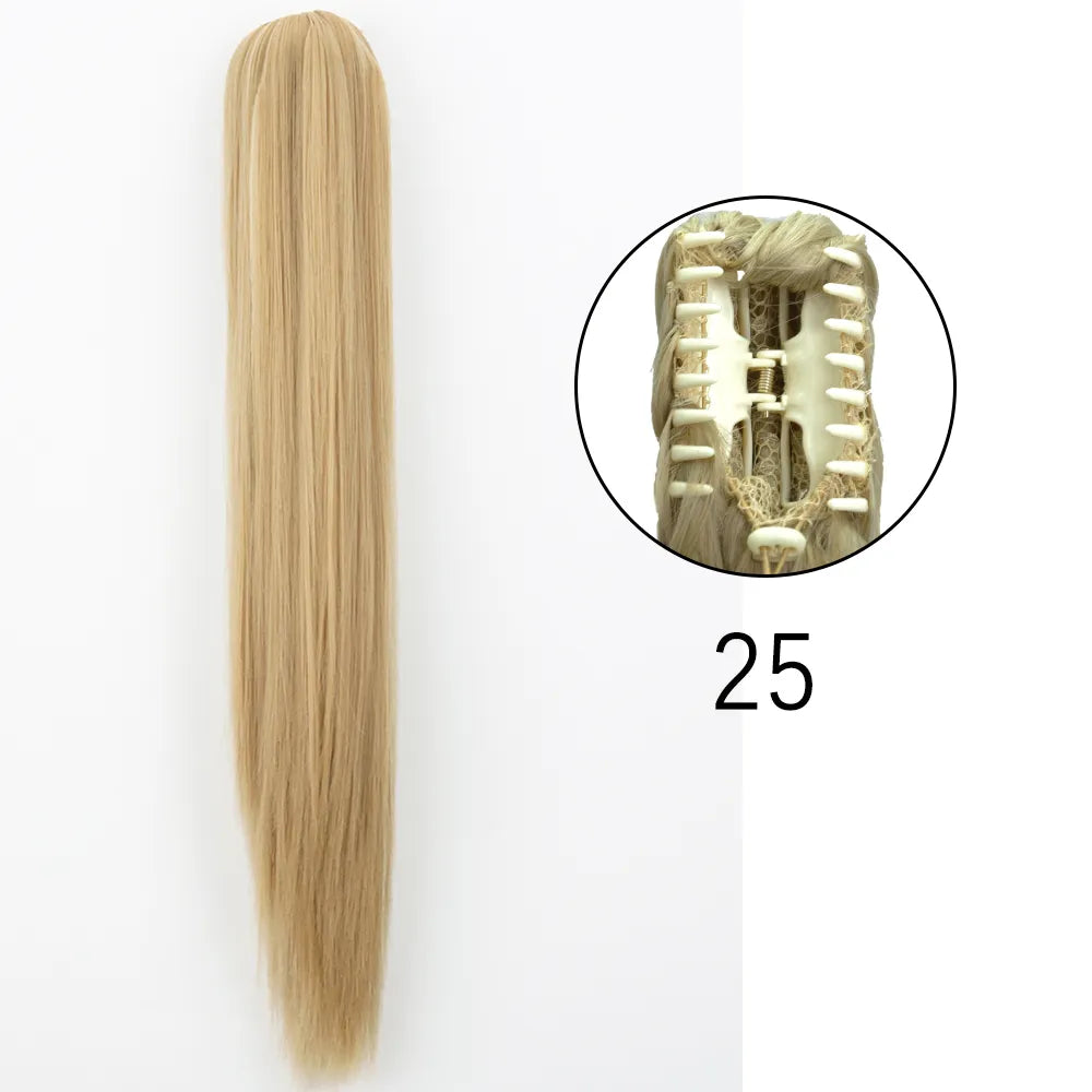 24Inch Heat Resistant Pony Tail Hair 25 24inches-60cm