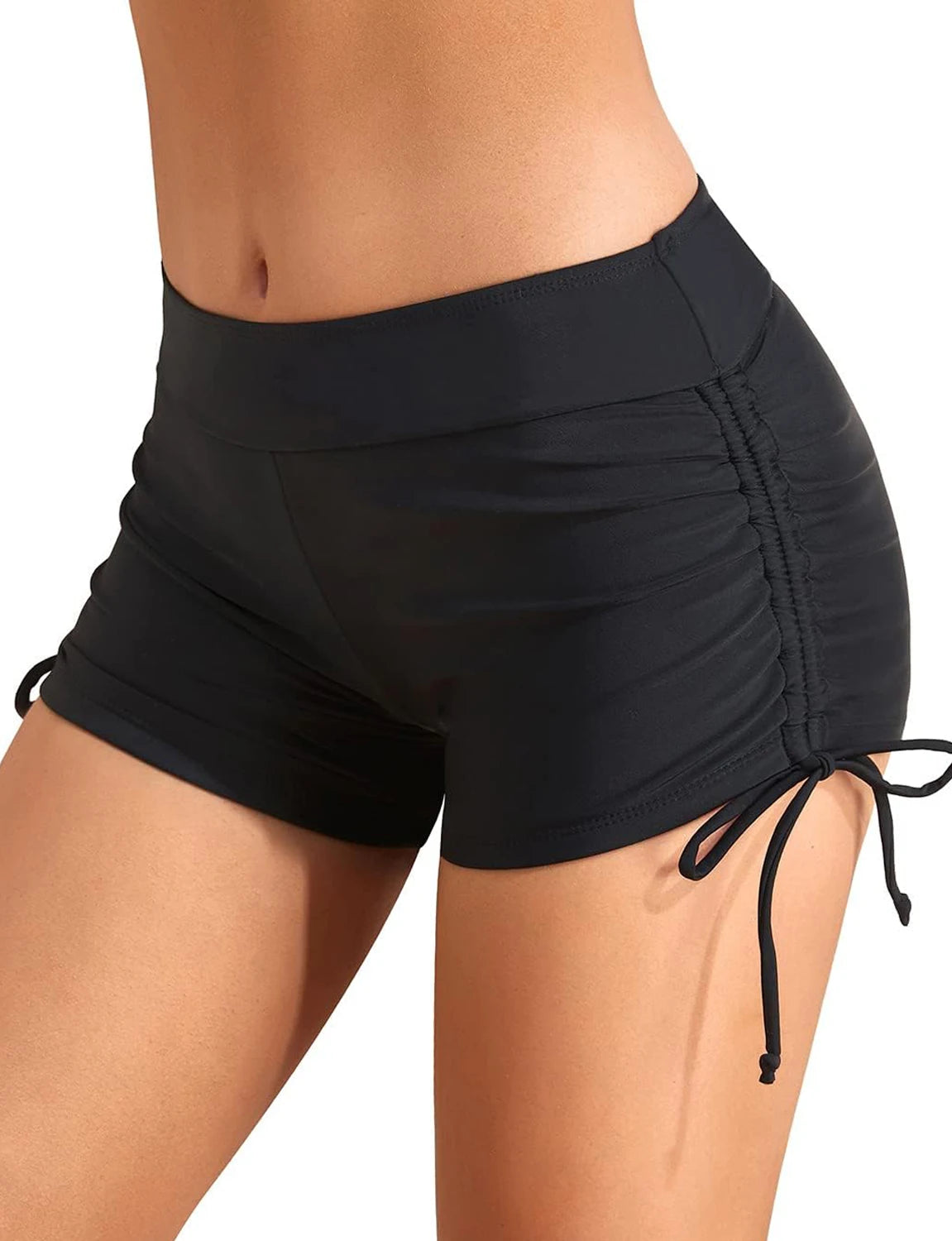 Women High Waist Swimming Pants 24046B