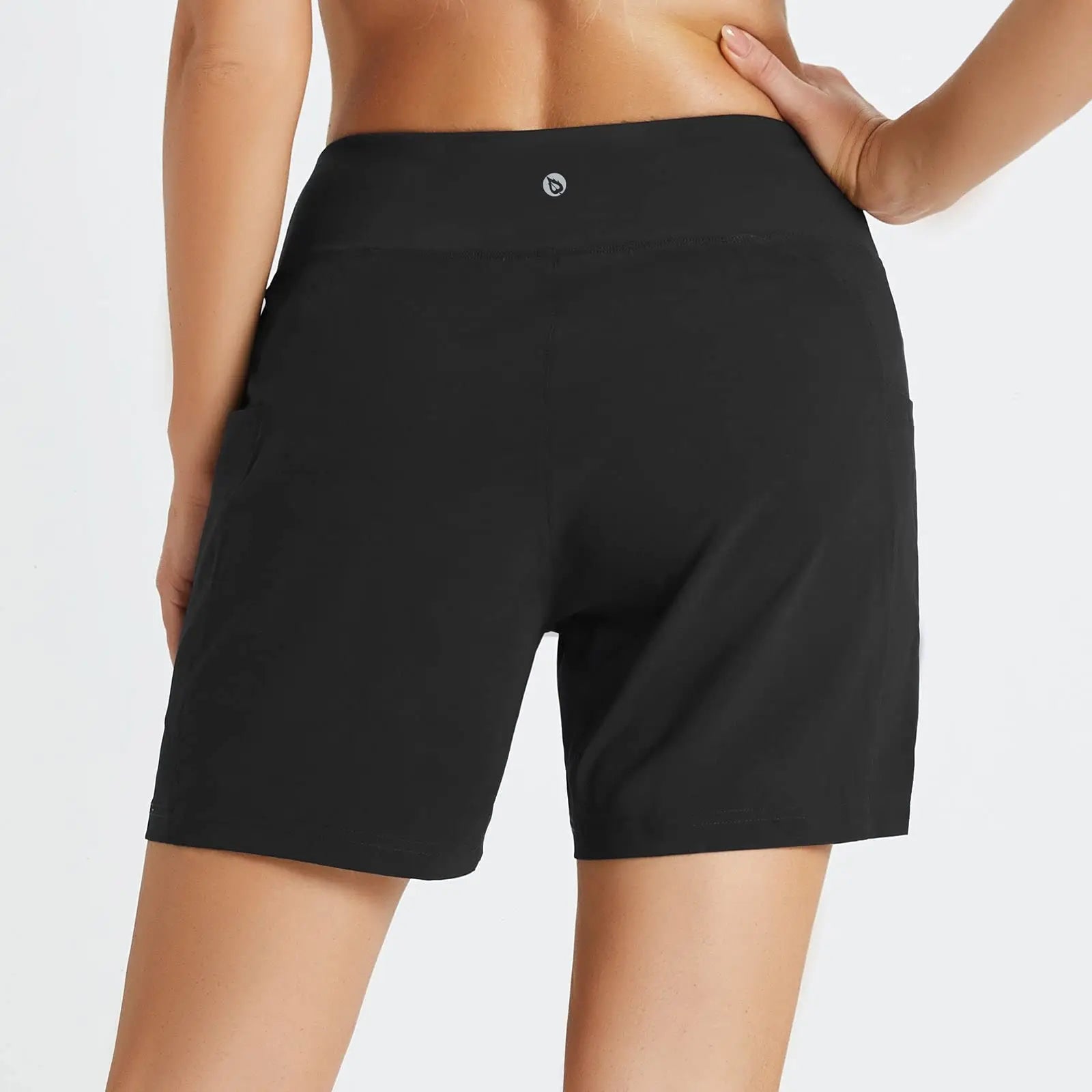 Women High Waist Swimming Shorts