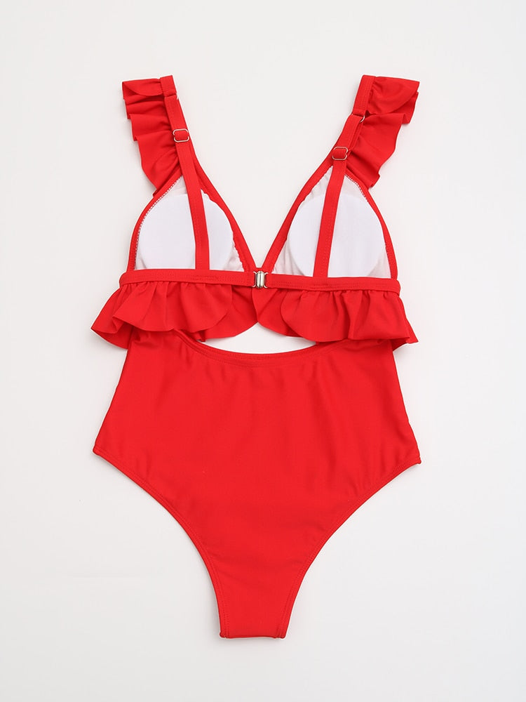 Ruffles One Piece Swimsuit