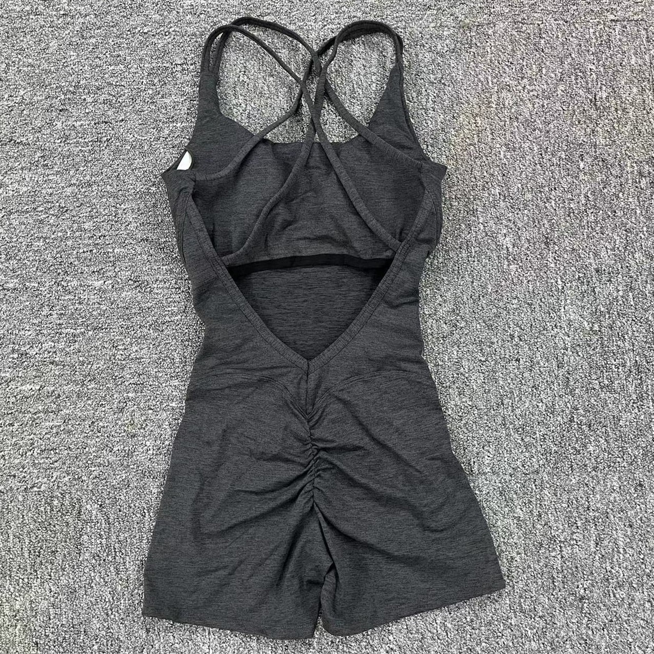 Women Lycra Fitness Gym One Piece Jumpsuit