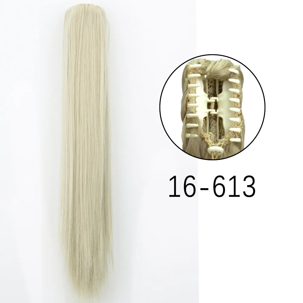 24Inch Heat Resistant Pony Tail Hair 16-613 24inches-60cm