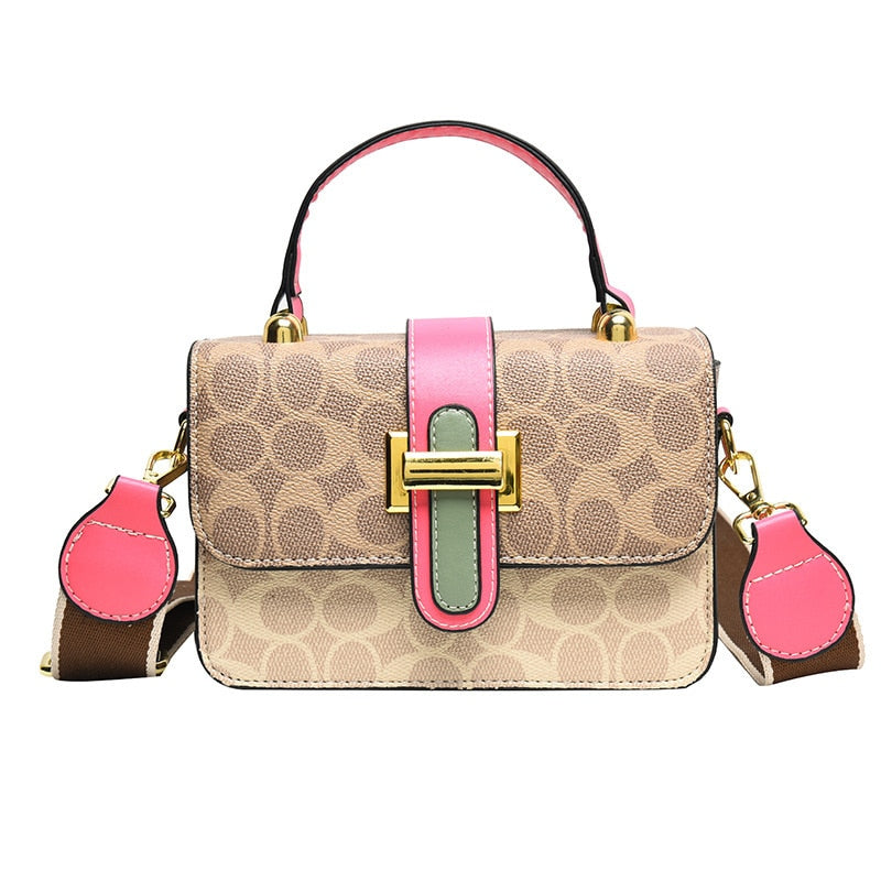 Fashion Print PU Small Handbag