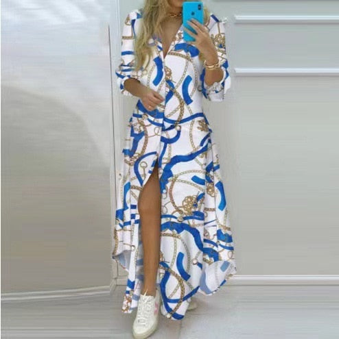Women Boho Printed design elegant Long Dress