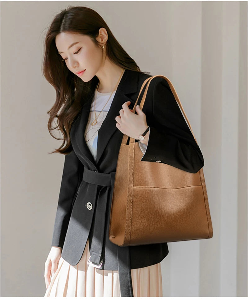 Classic PU Leather Tote bag