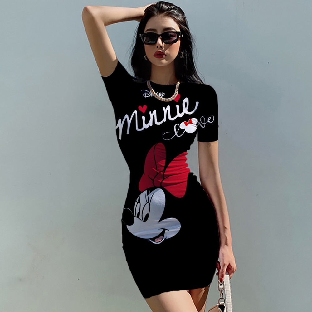 New Disney Mickey Mouse Woman Dresses AKZ8BH0793