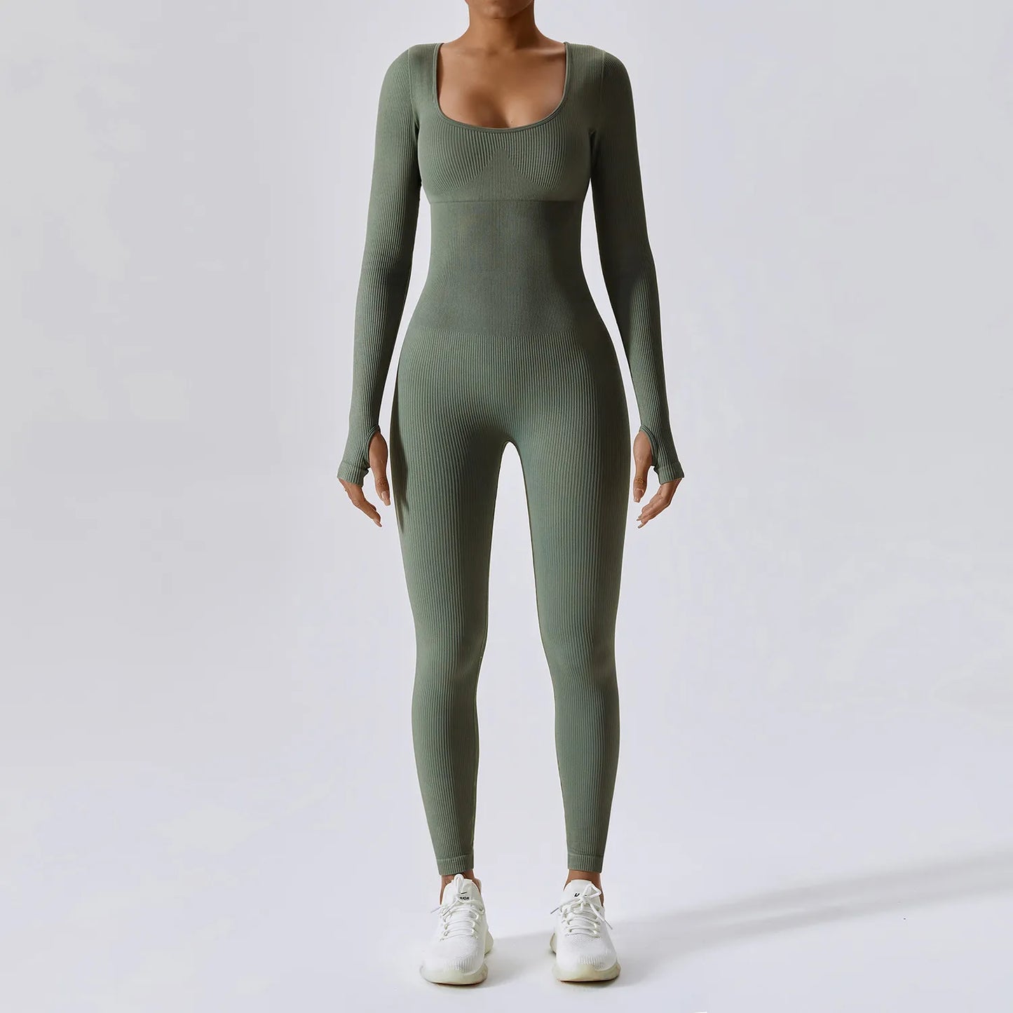 Women's tracksuit Yoga Set Onesies Green