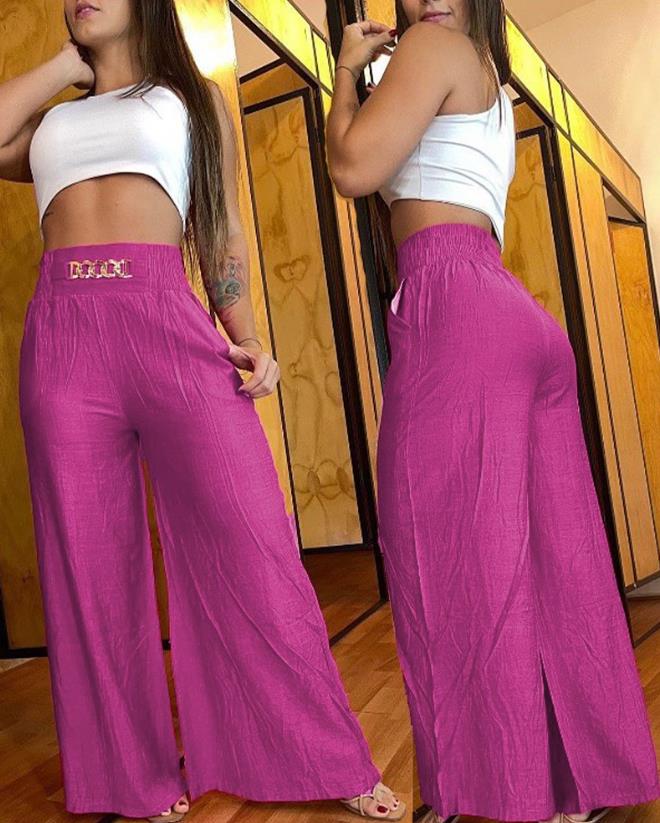 New Casual Women High Waist Pants