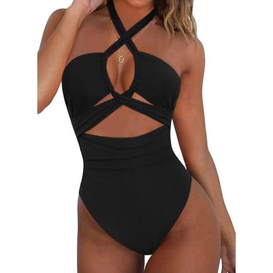 Women Solid Ruched Push Up superb Bathing Suit