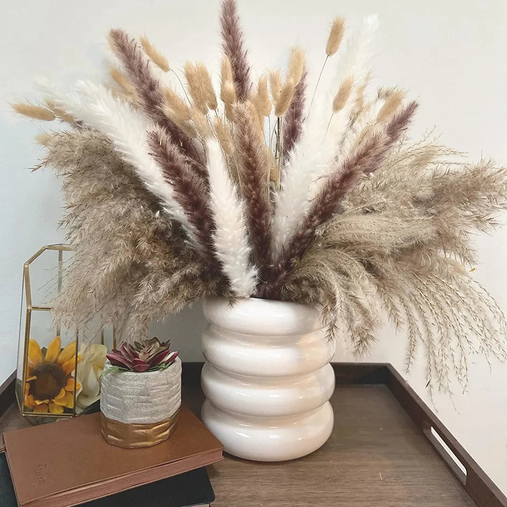 110 PCS Pampas Grass Boho decent Decor