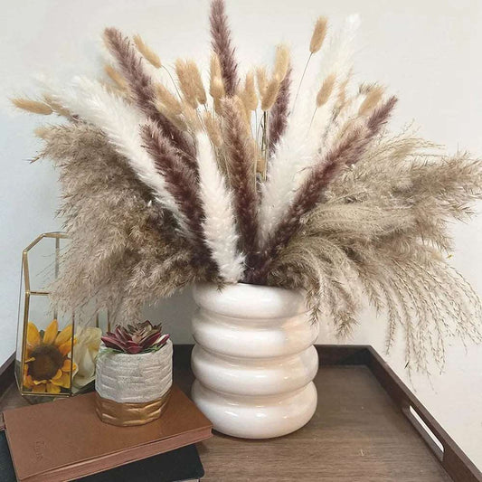 110 PCS Pampas Grass Boho Decor 110pcs 110