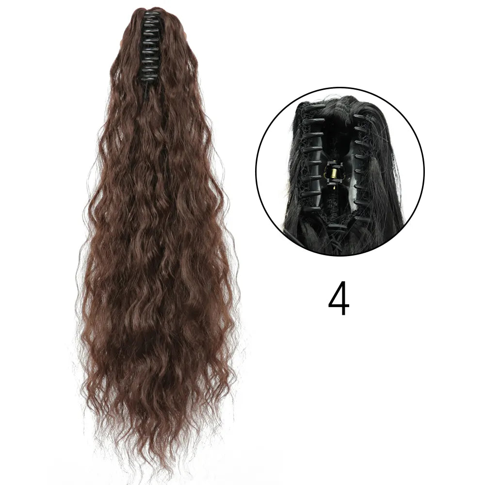 24Inch Heat Resistant Pony Tail Hair 4 2 24inches-60cm