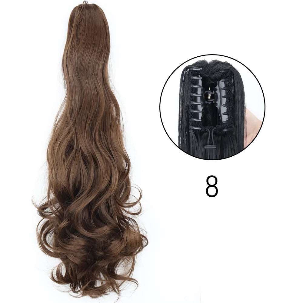 24Inch Heat Resistant Pony Tail Hair 8 1 24inches-60cm