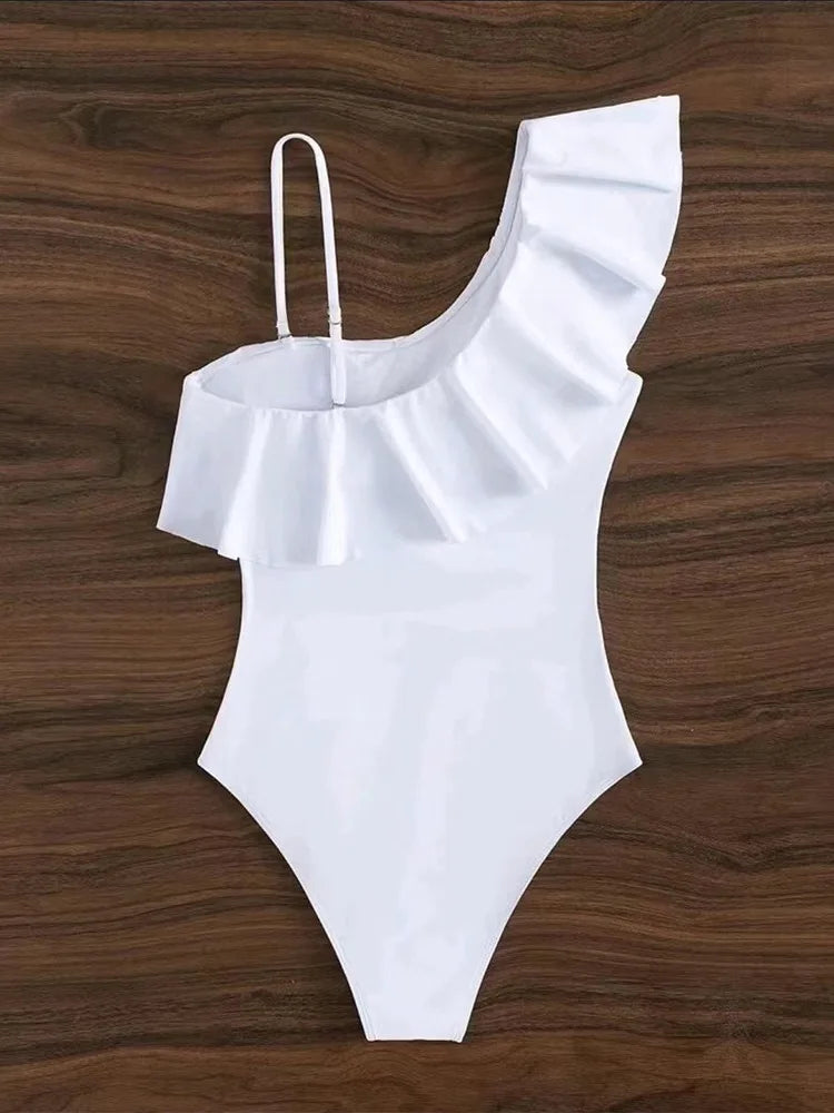 White One Piece Swimsuit