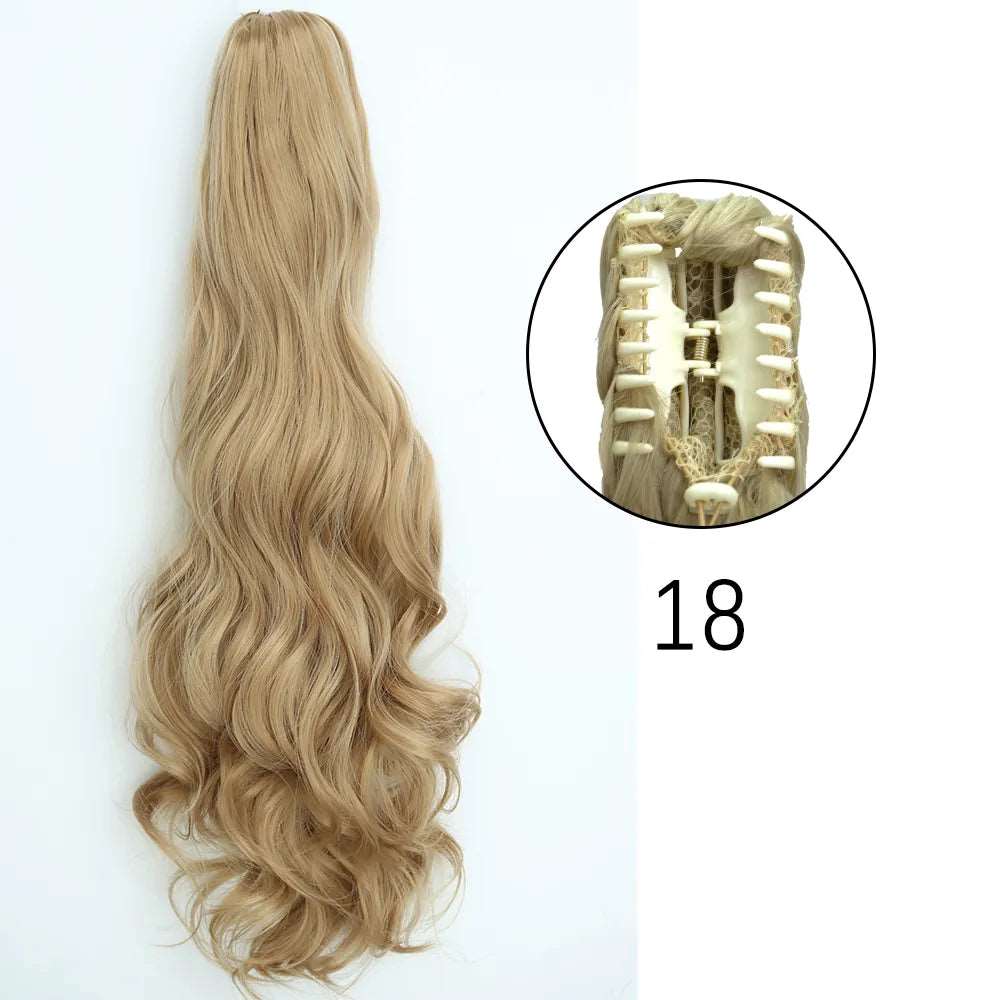 24Inch Heat Resistant Pony Tail Hair 18 1 24inches-60cm